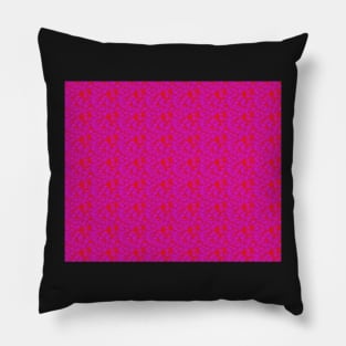 Pink Sherbet - bright pops of tangy color - abstract fusion Pillow