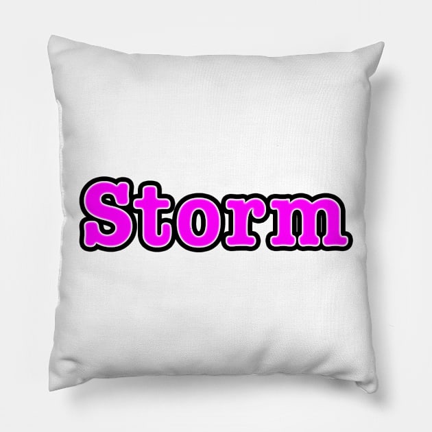 Storm Pillow by lenn