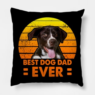 Best Dog Dad Ever Gift Dog Lover Pillow