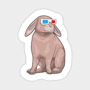 Rabbit Glasses Magnet