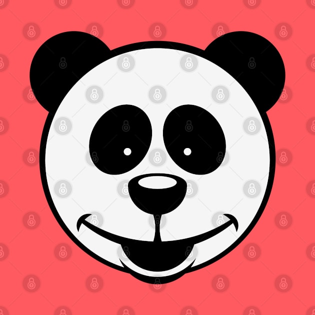 Panda Bear (Smiling / 2C) by MrFaulbaum