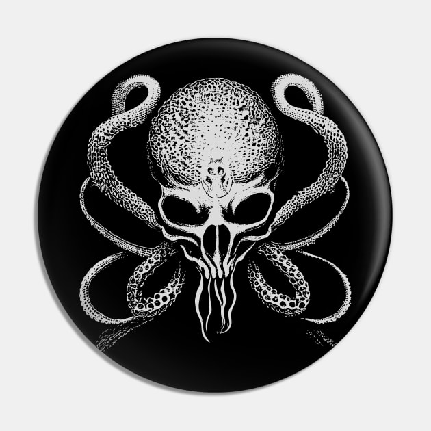 skull octopus Pin by mikekiev