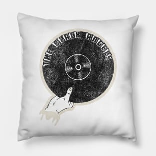 Black Angels Grab Vinyl Pillow