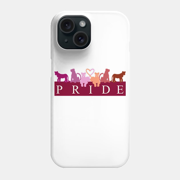 Lesbian Lion Pride Phone Case by Ausplosion