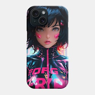 Anime Race Girl | High Quality Anime Artwork | Chibi Manga Anime Art Phone Case