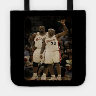 Shaquille O'Neal and Lebron James  #2 Tote