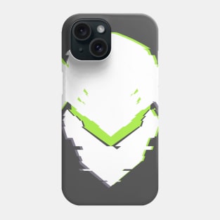 Genji Logo Glitch Effect Phone Case