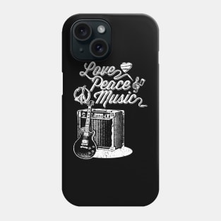 'Love Peace Music' Music Phone Case