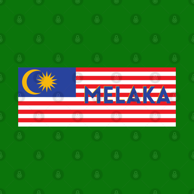 Melaka City in Malaysian Flag by aybe7elf