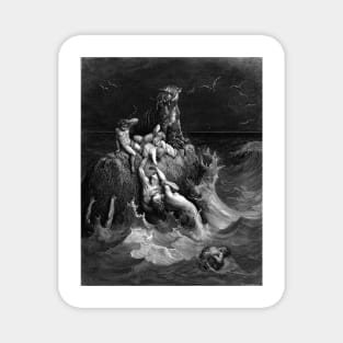 The Deluge - Gustave Dore, Holy bible Magnet