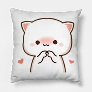 vintage-cute cat Pillow