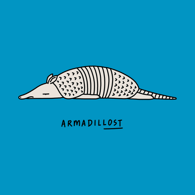 Moody Animals - Armadillo by Lim Heng Swee