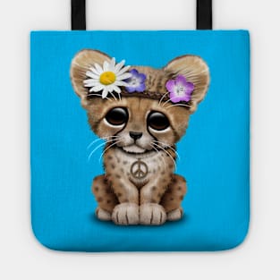 Cute Cheetah Cub Hippie Tote