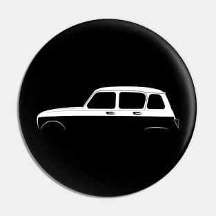 Renault 4 L Silhouette Pin