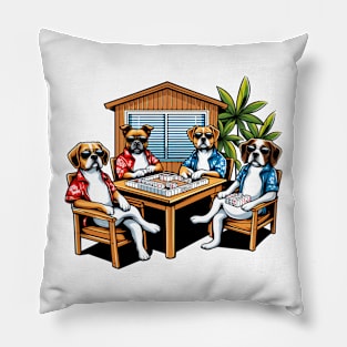 Friday Night Dog Poker Tournament, Gambling Luck Pillow