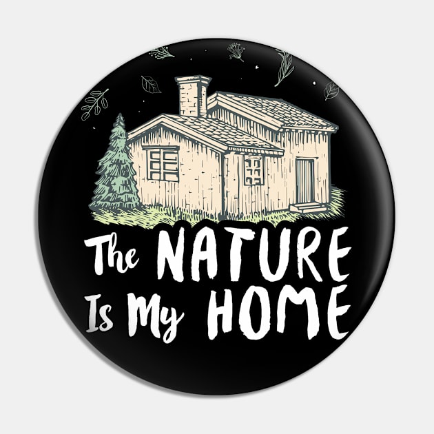 Cottagecore Aesthetic The Nature Is My Home Pin by Alex21