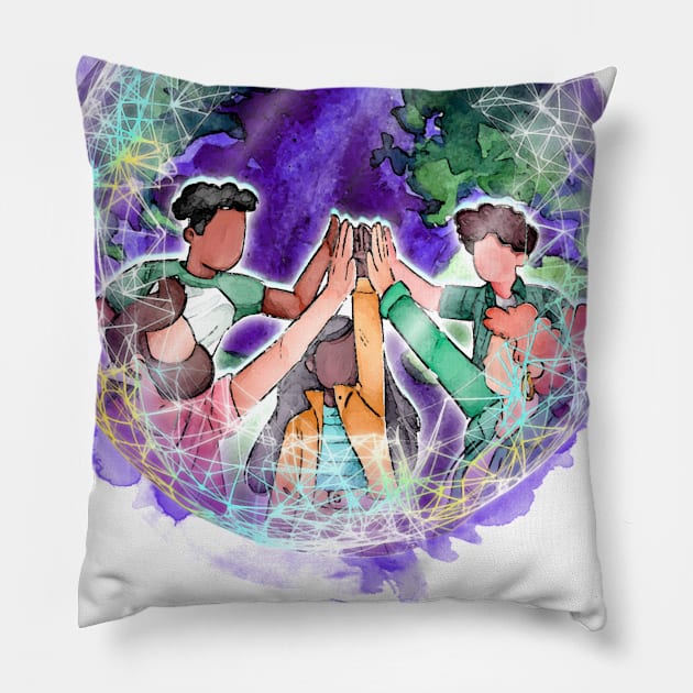 Cyber Life Pillow by Cyber Life