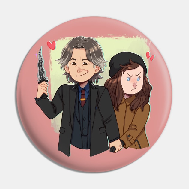 Rumbelle Dagger Pin by staypee