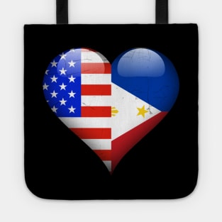 Half American Half Filipino - Gift for Filipino From Philippines Tote