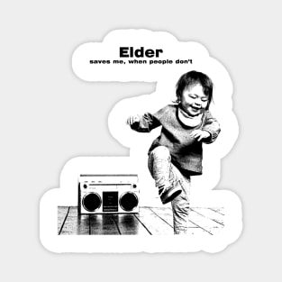 Elder Band Saves Me // pencil sketch Magnet