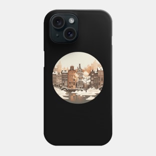 Amsterdam in the Winter Phone Case