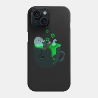 Ghost having bubbly bath for longevity Phone Case