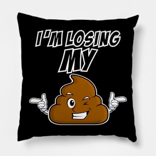 Poop Emoji - Losing My @#@# Pillow