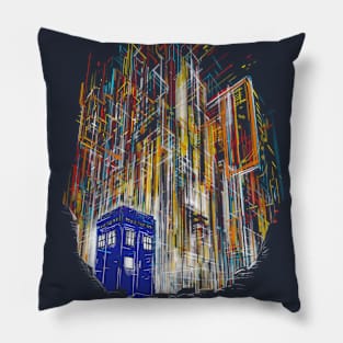 a view on Gallifrey Pillow