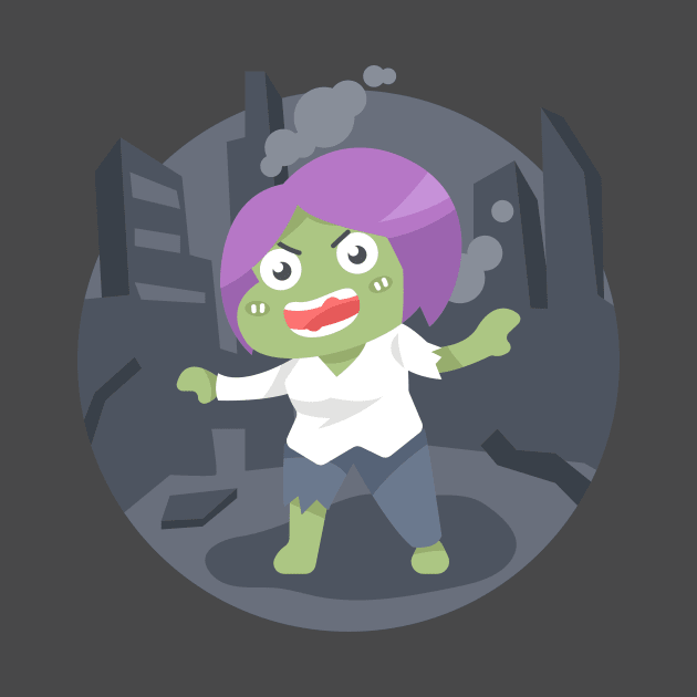 Cute Zombie by Irkhamsterstock