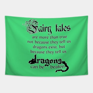 Dragons Can Be Beaten Tapestry