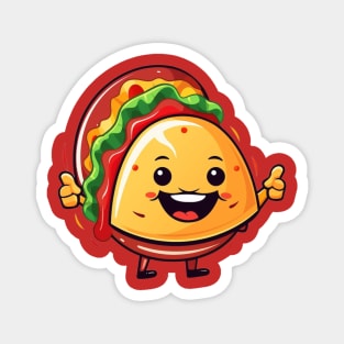 kawaii Taco T-Shirt cute potatofood funny Magnet