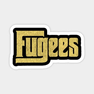 Fugees Old Retro Distressed Vintage 80's/90s Rap HipHop Logo Magnet