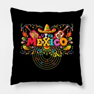 HapCinco De Mayo Mexican Music Pillow