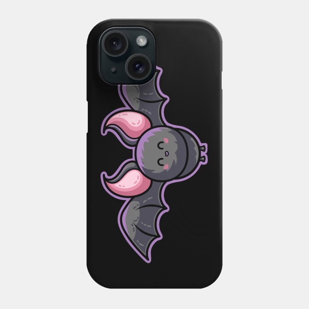 Kawaii Cute Bat Phone Case by freeves