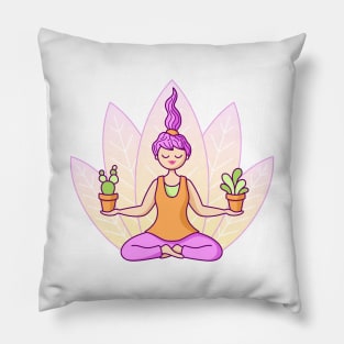 Plant Yogi Pillow