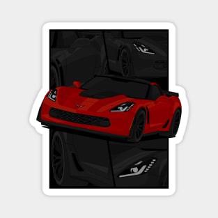 Z06 DARK-RED Magnet