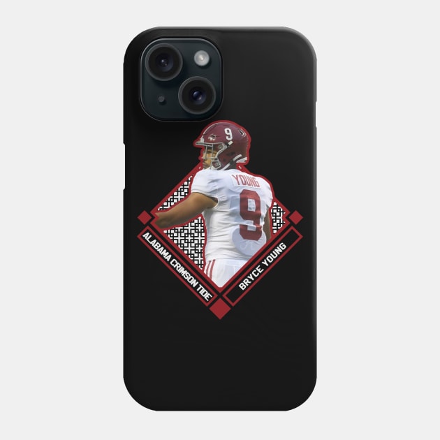 BRYCE YOUNG ALABAMA CRIMSON TIDE Phone Case by hackercyberattackactivity