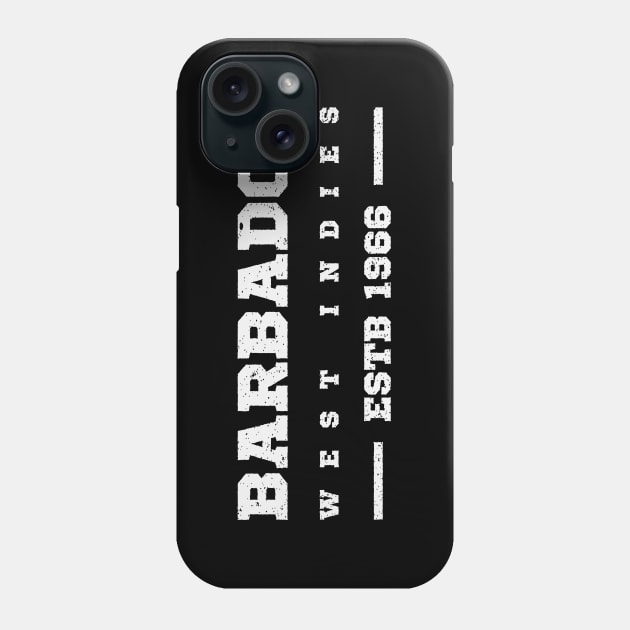 Barbados Estb 1966 West Indies Phone Case by IslandConcepts