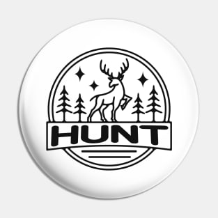 Hunter Hunting Game Pin