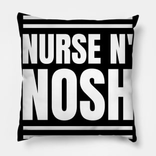 Registered Nurse's Love for Cooking: The Perfect Gift in Nurse n' Nosh Apparel! Pillow