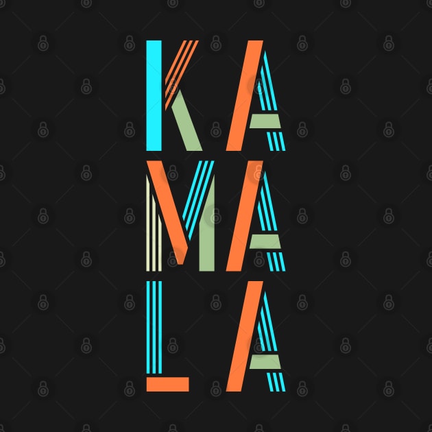 Kamala Vintage text by G! Zone