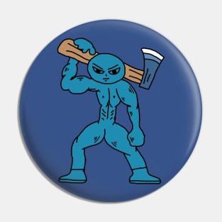 Round Head Blue Pin