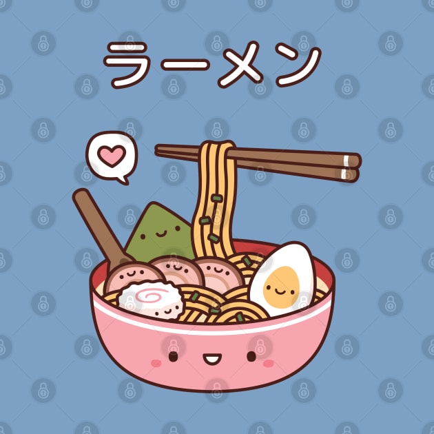 Cute Japanese Ramen Noodles by rustydoodle