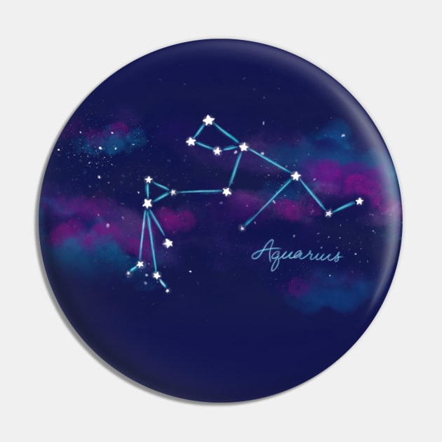 Aquarius Pin by Star Sandwich