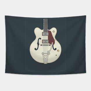 Rock Hollow Body Guitar Tapestry