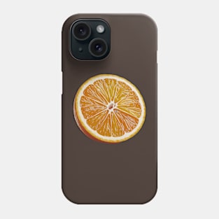 Juicy Burst: Fresh Orange Splash T-shirt Phone Case