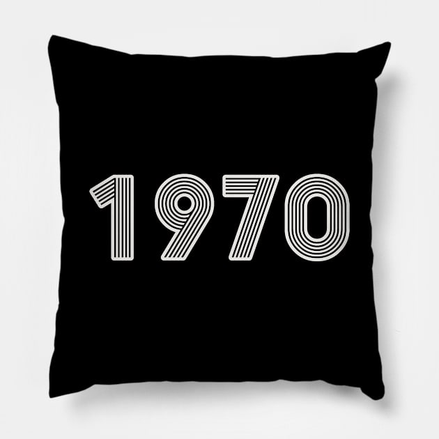 Year 1970 - Long Live the 70s! Pillow by Belcordi