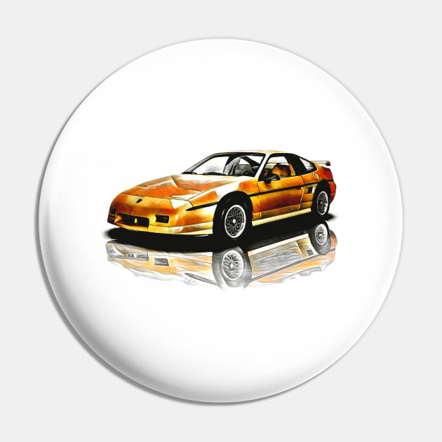 Pontiac Fiero GT Pin by CarTeeExclusives