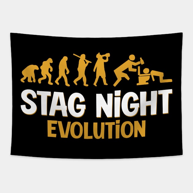 Stag Night Evolution Tapestry by Imutobi