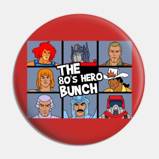 80s Hero Bunch Pin